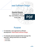 Model Based Software Design: Massimo Violante