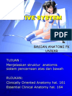 Digestive System: Bagian Anatomi FK Unwar
