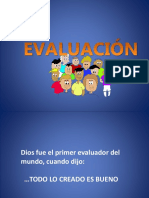 Evaluación de Los Aprendizajes