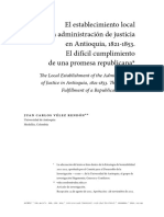 El Establecimiento Local de La Administracion de Justicia