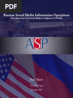 Russian Social Media Information Operations