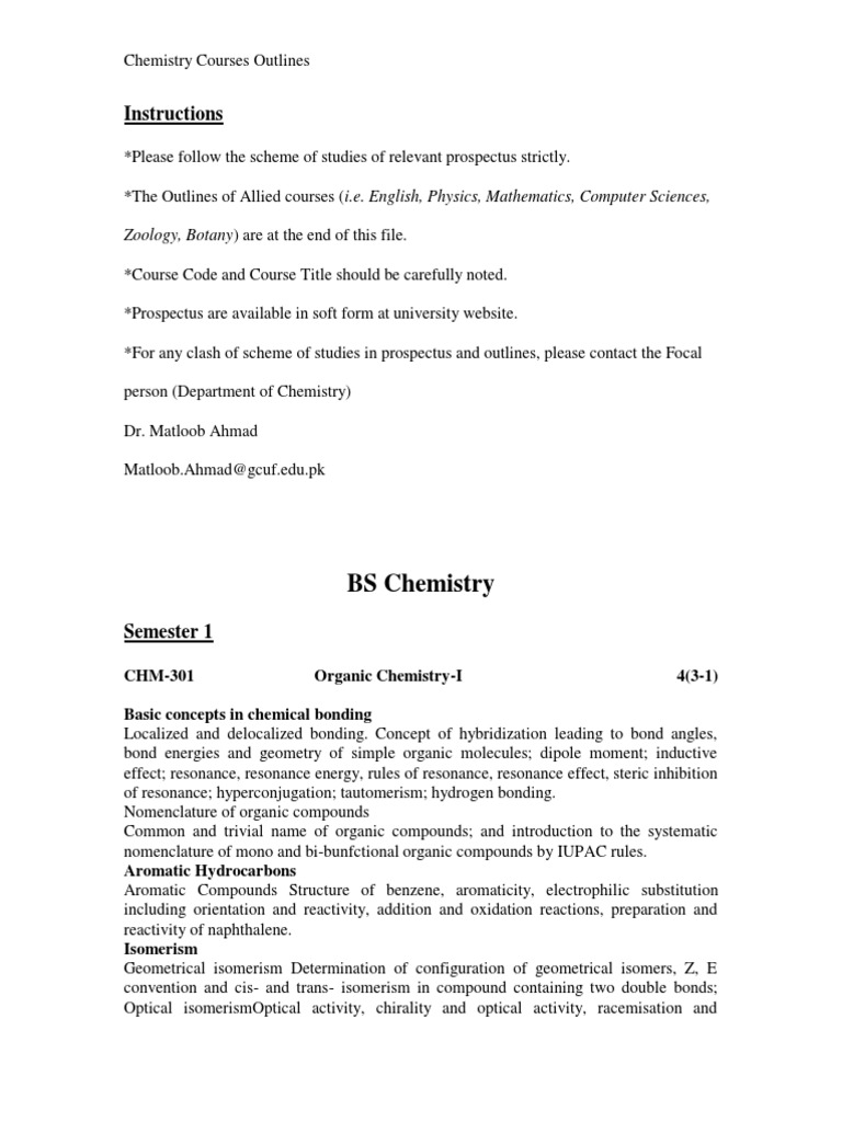 Bs Chemistry Download Free Pdf Absorption Spectroscopy Chemical