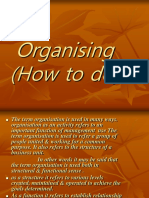 Organising (How To Do)