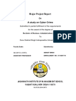 Major Project Report on A study on Cyber Crime