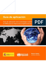 Anexo 9 Guia de Aplicación de La Estrategia Multimodal de La OMS para La Mejora de La HM PDF