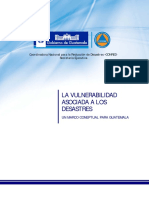 La Vulnerabilidad Asociada A Los Desastres - Un Marco Conceptual para Guatemala PDF