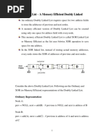 Lecture 6 XOR Linked List PDF