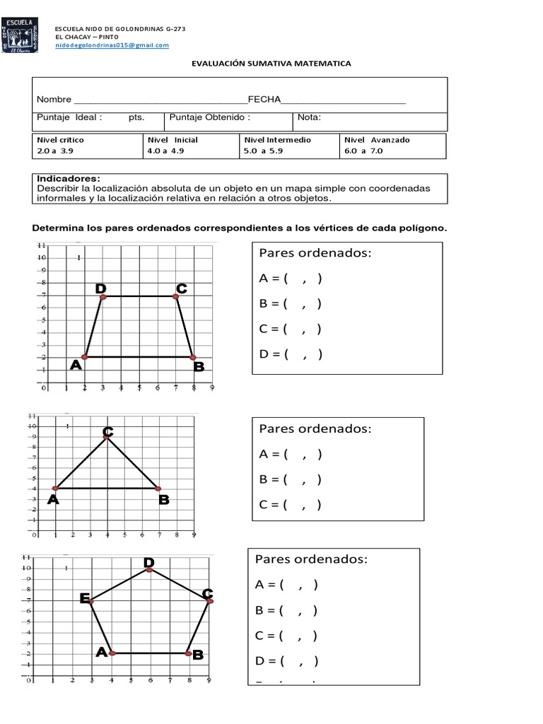 Prueba 3 4 | PDF | Enseñanza de matemática