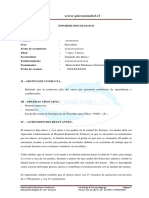 Ejemplo de Informe Test Wisc R PDF