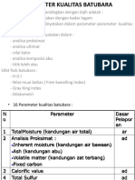 12.2 Parameter Kualitas Batubara