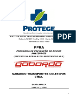 PPRA da Gabardo Transportes Coletivos Ltda