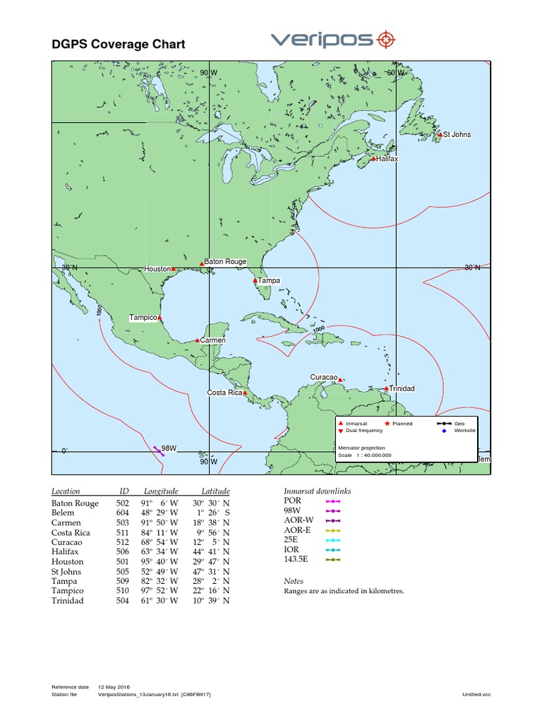 Global DGPS Station Coordinates | PDF | Physical Geography | Geographic ...