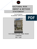 Structural Risk Assessment & Method Statement: Planning Application