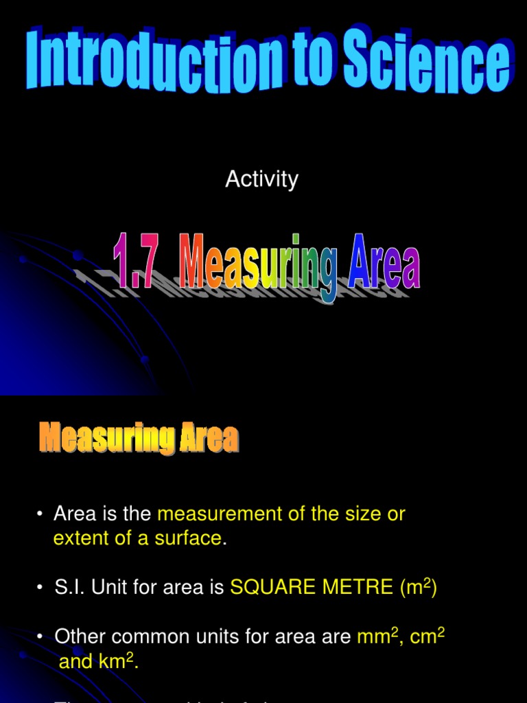 1.7 Measuring Area | PDF | Teaching Methods & Materials | Science ...
