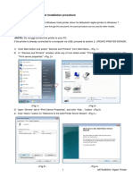 PrinterDriver Installation Procedure