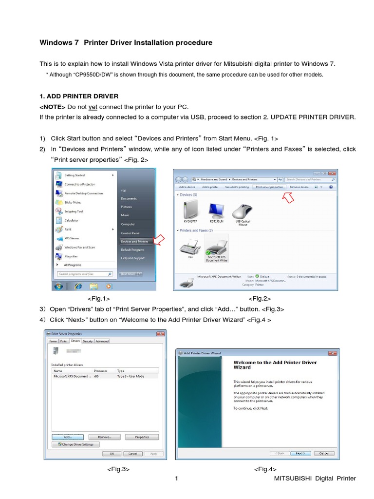 PrinterDriver Installation Procedure | PDF | Device Driver ...