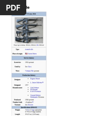 M16 rifle