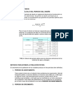 Métodos de Calculo de Población en Abastecimiento de Agua