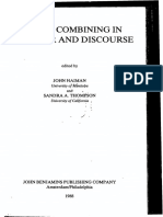 The Structure of Discourse and "Subordination"