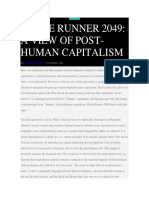 Zizek, BLADE RUNNER 2049: A VIEW OF POST-HUMAN CAPITALISM