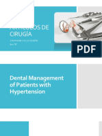 Dental Management of Patients With Hypertension