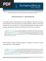 Jurisprudência Em Teses 73 - Servidor Público - Remuneração