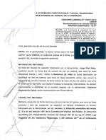 VISTA Con El Acompañado, La Causa Número Trece Mil Treinta y Siete, Guión Dos Mil