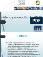 Tema 1 Historia y Evolucion Cobit