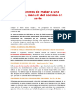 11 maneras de matar a una persona, manual del asesino en serie.doc