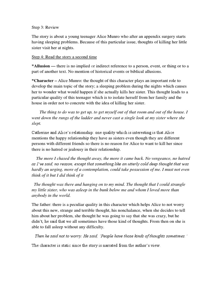 Night Analysis Pdf Narration Sleep
