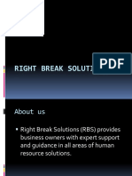 Right Break Solutions