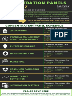 FALL 2017: Concentration Panel Schedule
