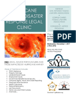 Hurricane Harvey Disaster Response Legal Clinic