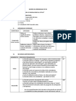 Sesión de Aprendizaje Nº 03