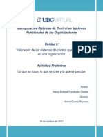 U3 - Act - Pre - Lo Que Se Hace Lo Que Se Cree y Lo Que Se Percibe