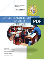 Monografia Ley General de Educacion