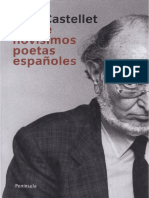 Castellet- Nueve Novísimos Poetas Españoles Prólogo y Mínima Selección