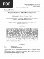 Research Note Sorption Isotherms of Fortified Mango Bars