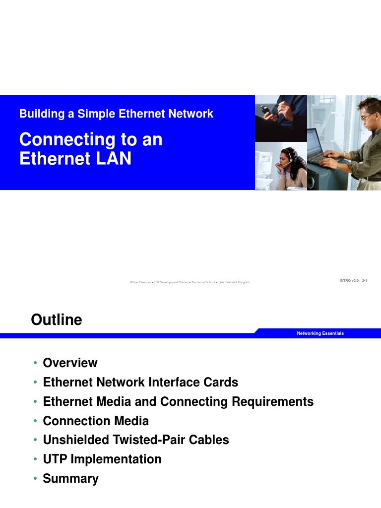 Connecting To An LAN PDF Network Interface