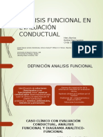 Analisis Funcional en Evaluación Conductual