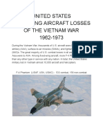 Aircraft Losses of The Vietnam War