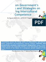 Vietnam Government's Policies and Strategies On Building Intercultural Competence