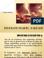 Teoria de Oparin Haldane