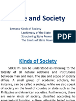 Kinds of Societies and Theories of State Legitimacy