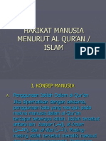 Kuliah IV Hakikat Manusia Menurut Islam Ok
