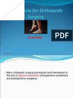 Anesthesia Orthopaedic Surgery