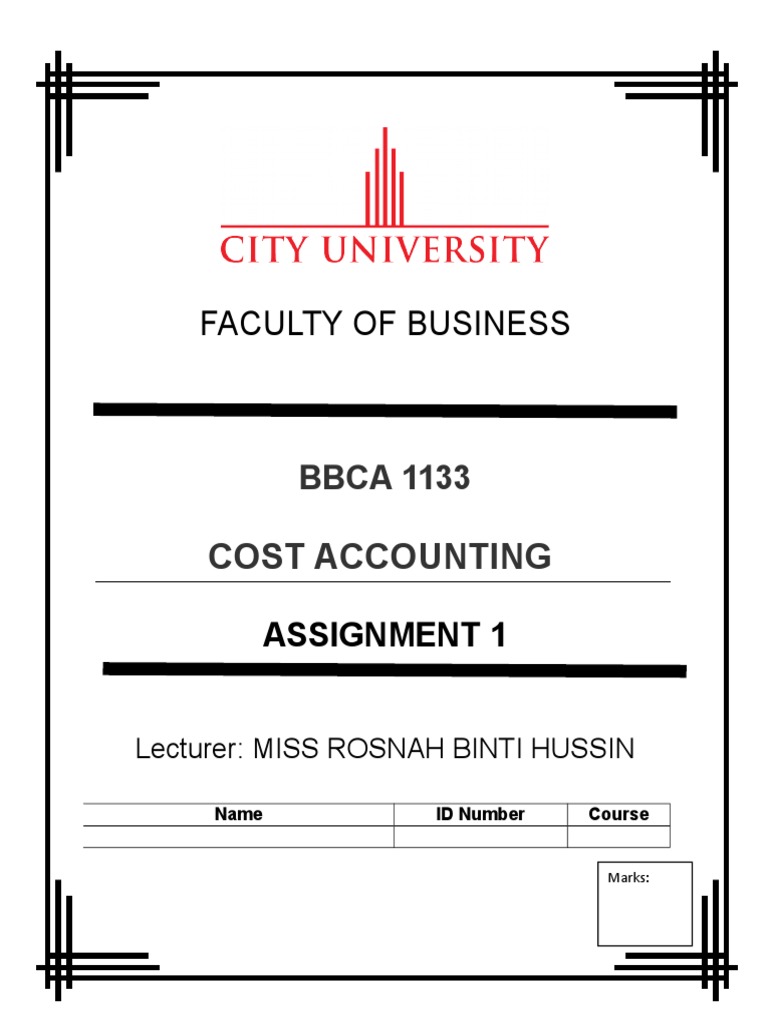 Cover Page Assignment | PDF