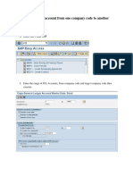 How To Extend GL Account From One Comapany Code To Another