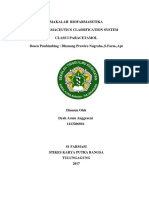 Biopharmaceutical Classification System Paracetamol