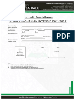 Formulir Pendaftaran SKI 2017